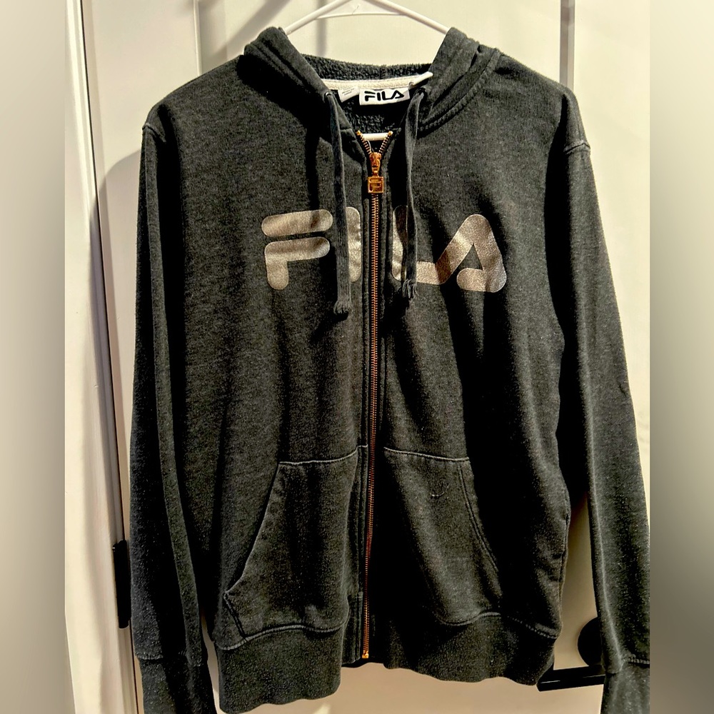 Fila front zip hoodie.